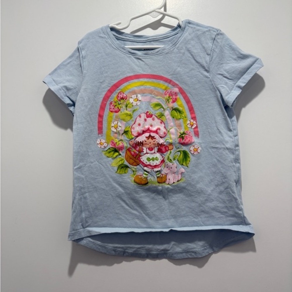 Blue strawberry shortcake T-shirt
